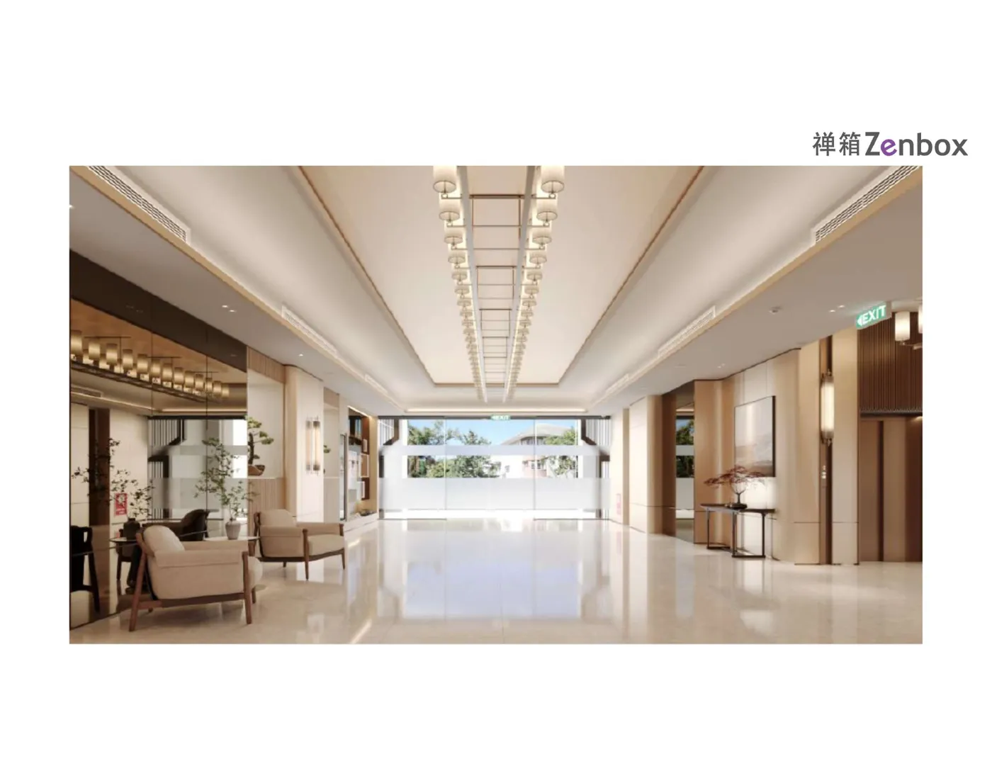 Lobby of the Thian Leng building